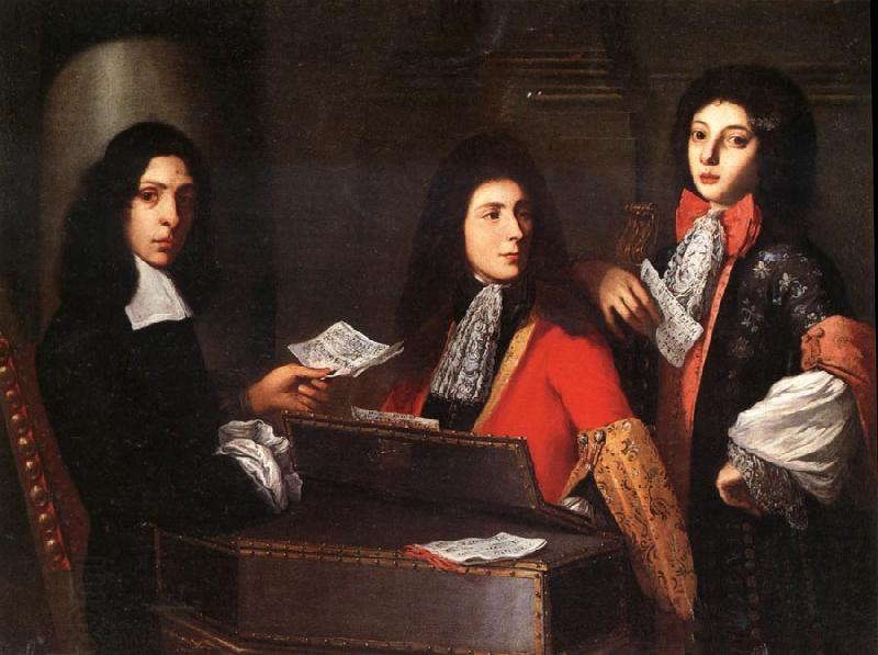 Anton Domenico Gabbiani Portrait of Musicians at the Medici Court oil painting picture